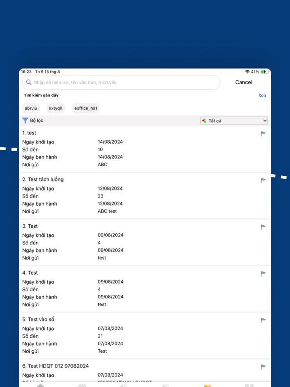Zrzuty ekranu Digital Eoffice iPad 