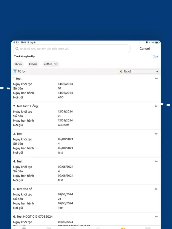 Digital Eoffice iPad  스크린샷