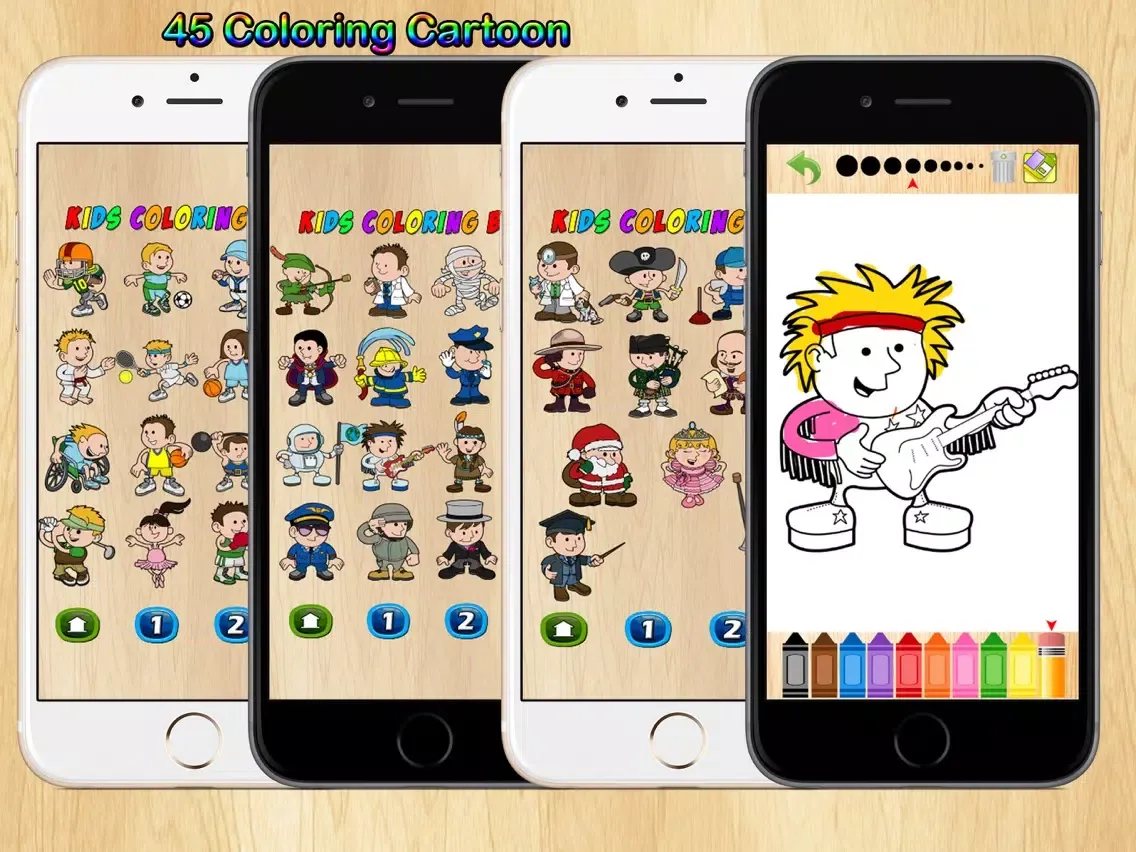 Zrzuty ekranu 4 in 1 English Vocabulary Coloring iPad 