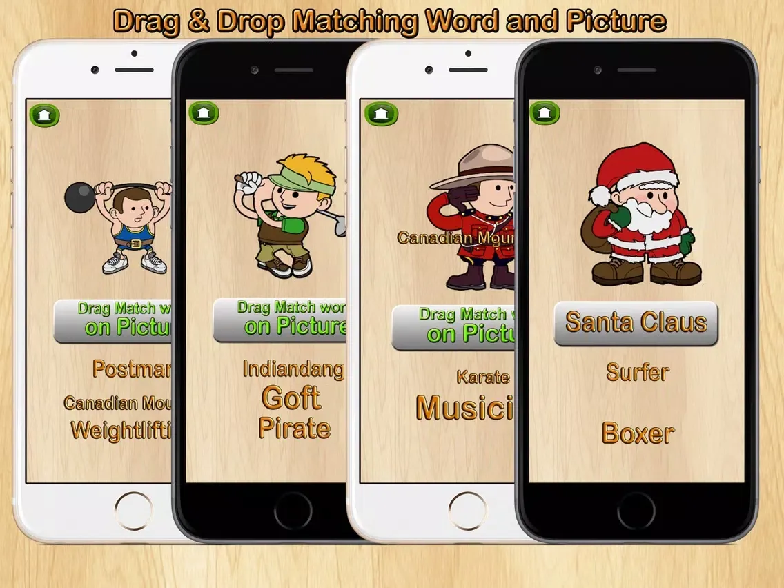 Zrzuty ekranu 4 in 1 English Vocabulary Coloring iPad 
