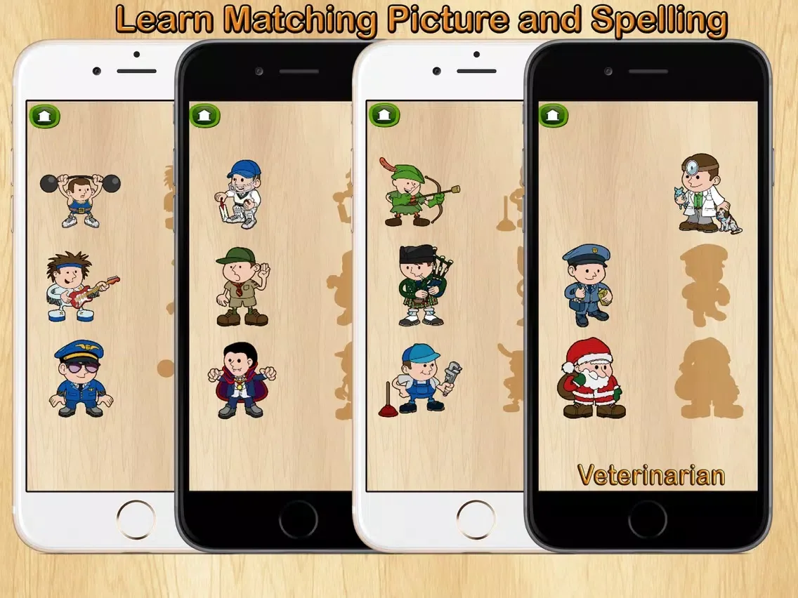 Zrzuty ekranu 4 in 1 English Vocabulary Coloring iPad 