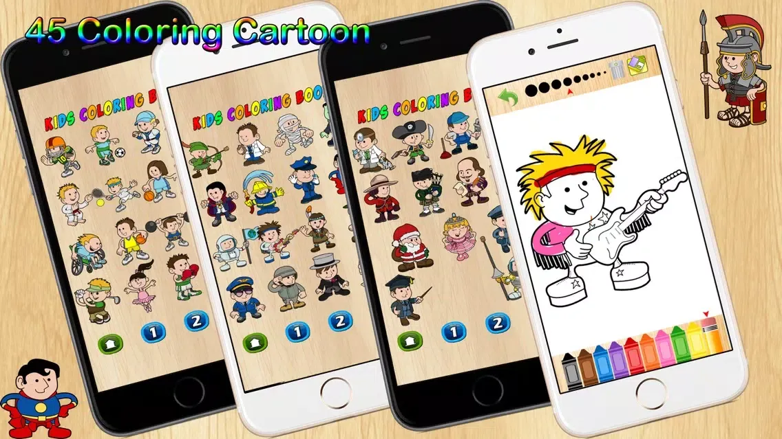 Zrzuty ekranu 4 in 1 English Vocabulary Coloring