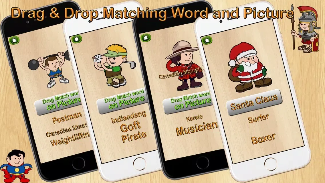 Zrzuty ekranu 4 in 1 English Vocabulary Coloring
