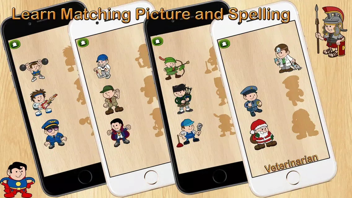 Zrzuty ekranu 4 in 1 English Vocabulary Coloring