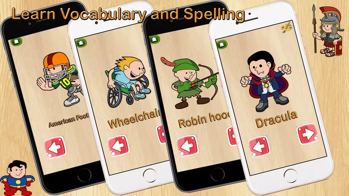 Zrzuty ekranu 4 in 1 English Vocabulary Coloring