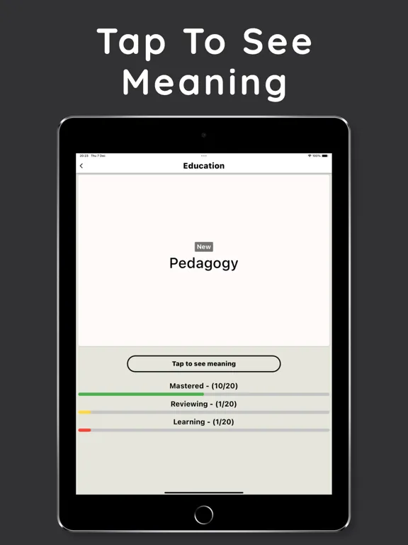 ภาพหน้าจอของ IELTS Vocabulary - Flashcards iPad 