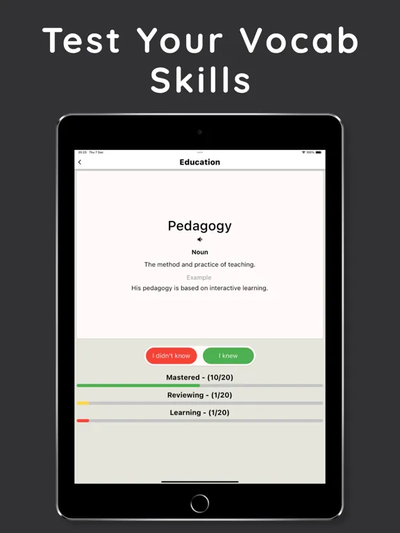 ภาพหน้าจอของ IELTS Vocabulary - Flashcards iPad 