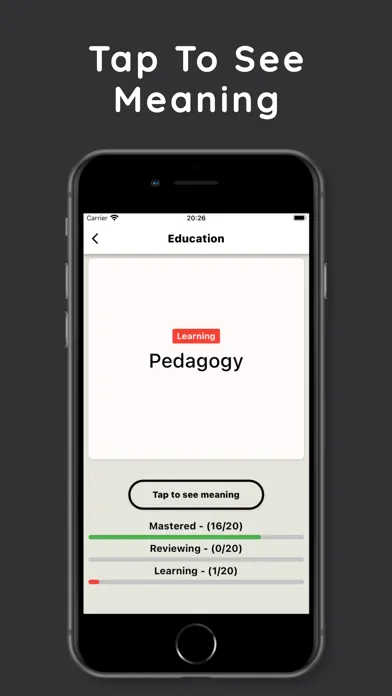 ภาพหน้าจอของ IELTS Vocabulary - Flashcards