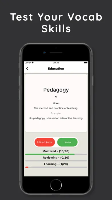 ภาพหน้าจอของ IELTS Vocabulary - Flashcards