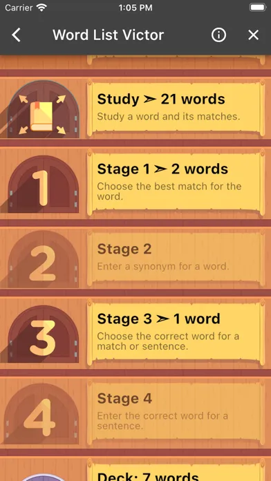 Screenshot di Word List Victor