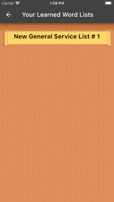 Screenshot di Word List Victor