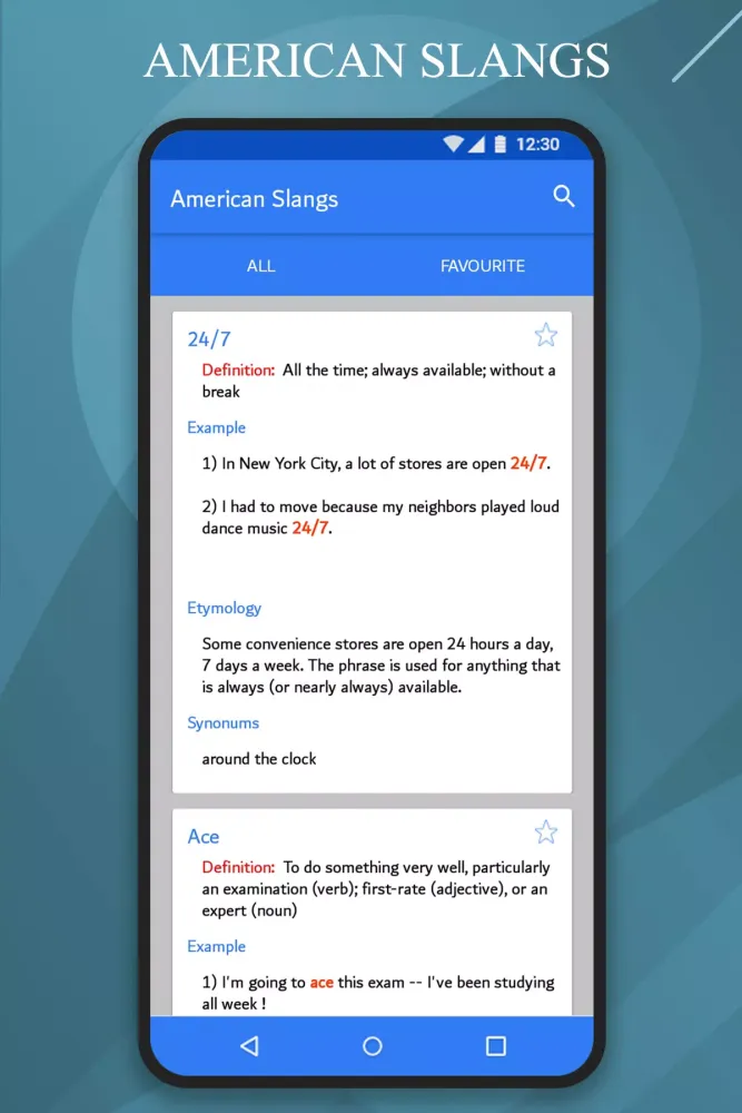 English Idioms & Phrases Screenshots