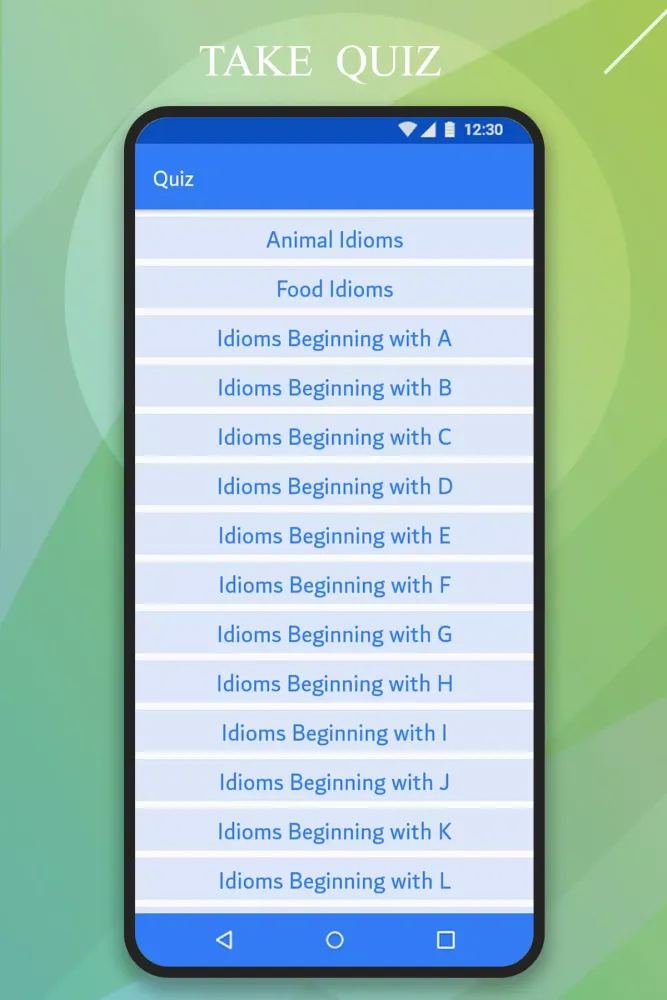 English Idioms & Phrases Screenshots
