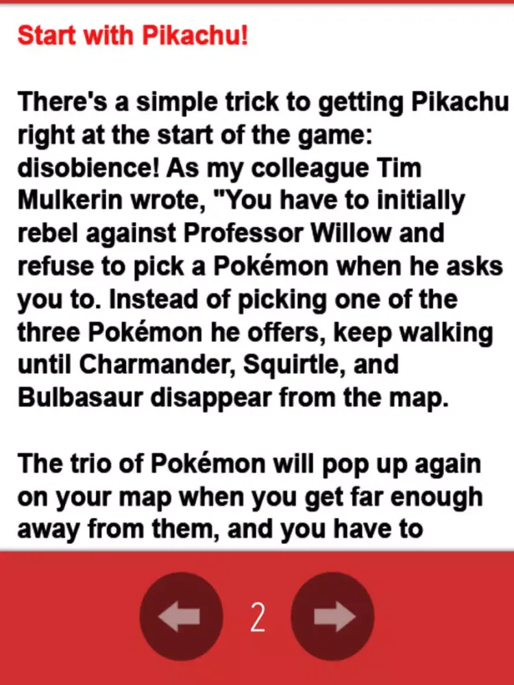 Capturas de tela do Cheats For Pokemon Go - Best tips and tricks iPad 