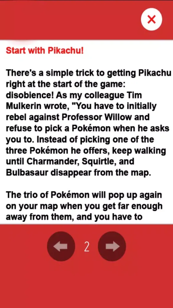Capturas de tela do Cheats For Pokemon Go - Best tips and tricks