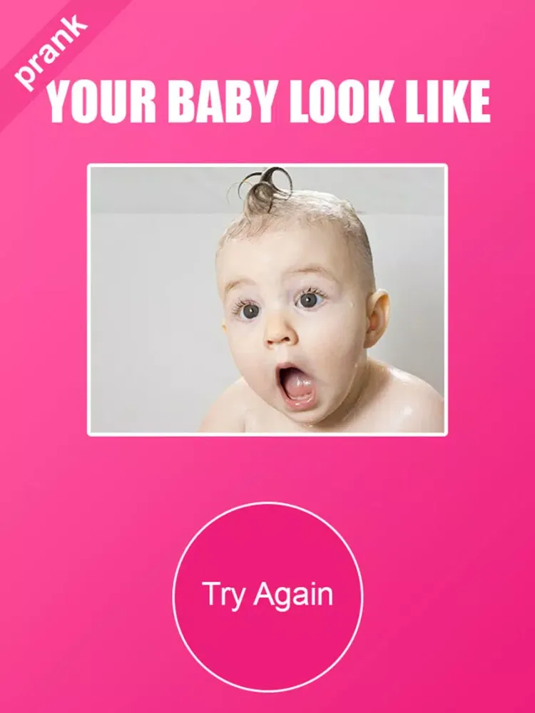 Ảnh chụp màn hình của Future Baby Picture Prank iPad 