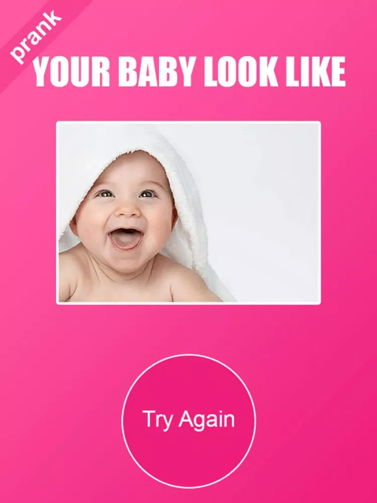Ảnh chụp màn hình của Future Baby Picture Prank iPad 