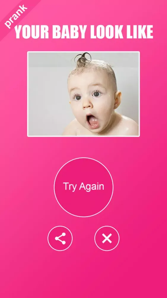 Ảnh chụp màn hình của Future Baby Picture Prank