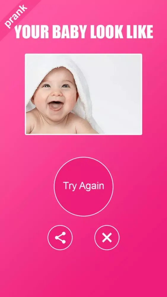 Ảnh chụp màn hình của Future Baby Picture Prank