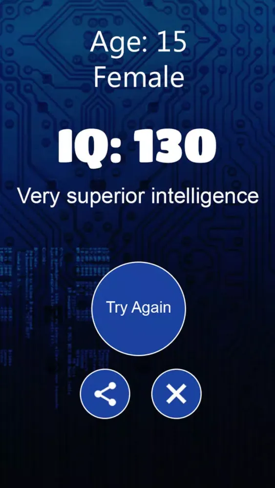 Tangkapan layar IQ Test Scanner Prank - How smart are you?