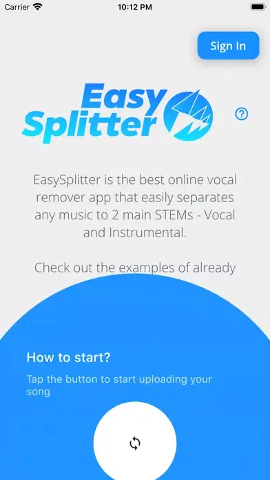 Capturas de pantalla de EasySplitter: Vocal Remover