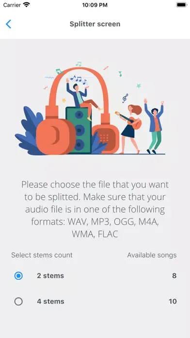 Capturas de pantalla de EasySplitter: Vocal Remover