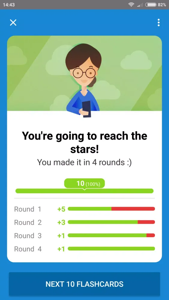 Captures d'écran de Learn German Vocabulary VocApp