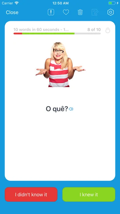 Learn Portuguese: VocApp Vocab應用截圖