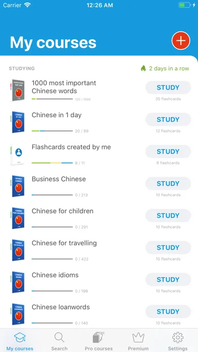 Ảnh chụp màn hình của Learn Chinese: VocApp Language