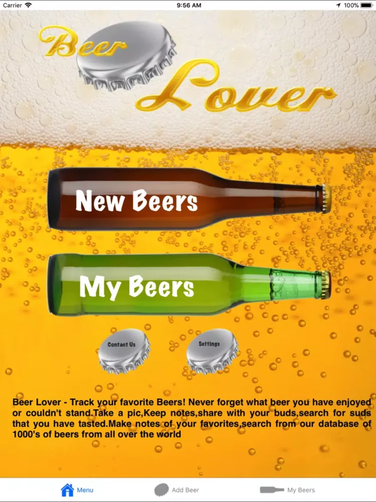 Beer Lover iPad  سکرین شاٹس