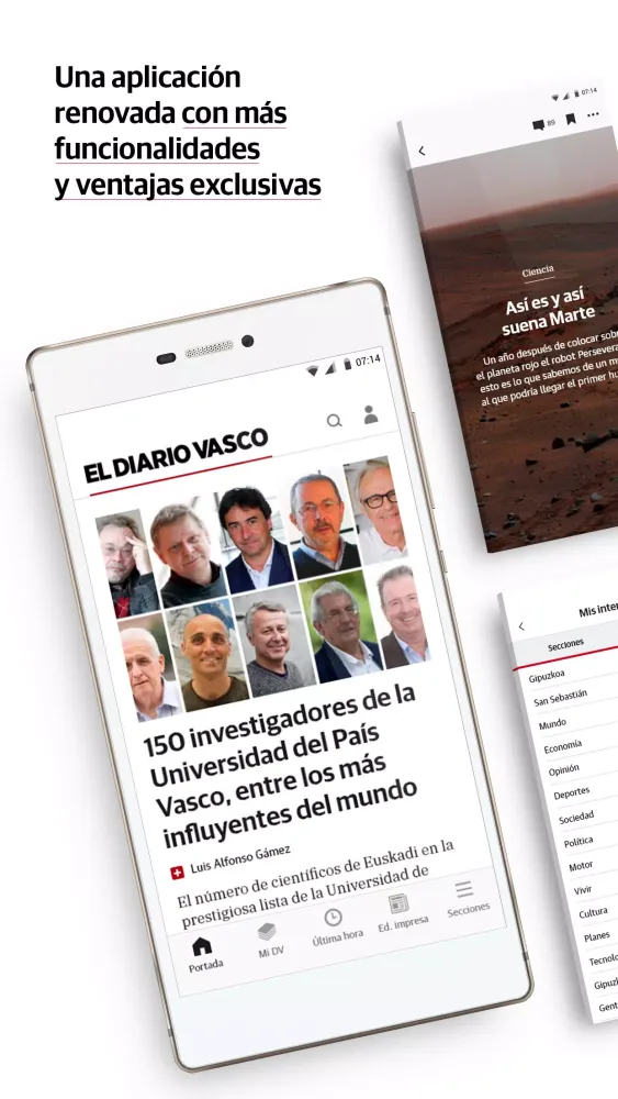 Screenshot di El Diario Vasco