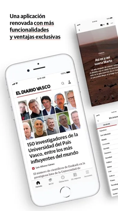 Zrzuty ekranu El Diario Vasco