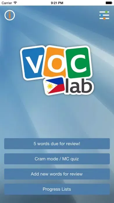 Tangkapan skrin Learn Tagalog Flashcards