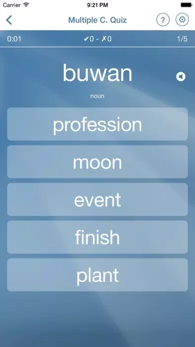 Tangkapan skrin Learn Tagalog Flashcards