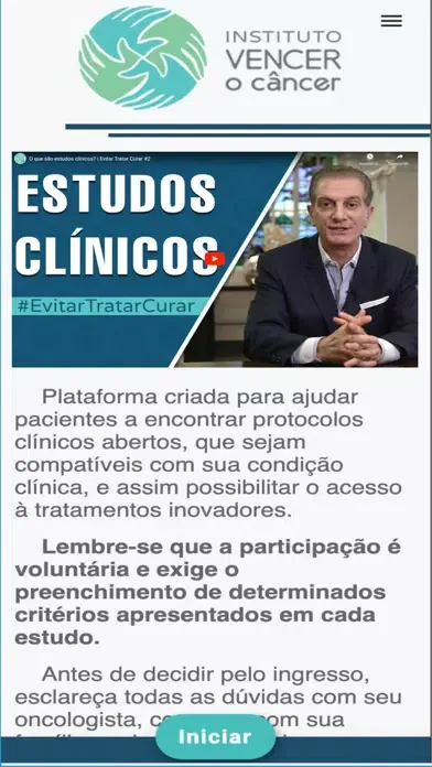 تصاویر Estudos Clínicos Recrutando