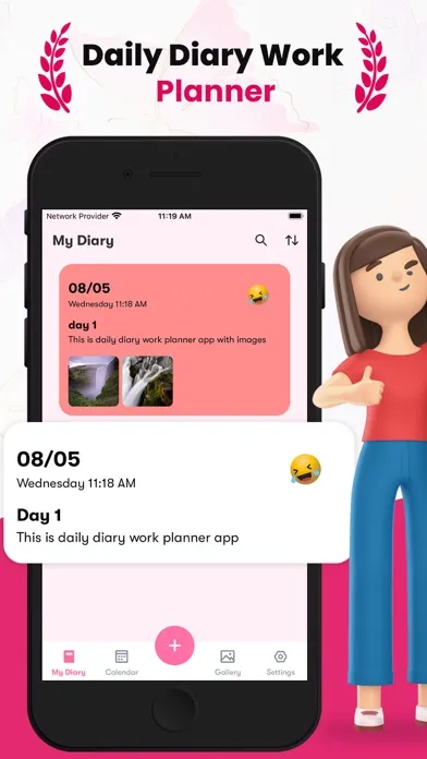 Daily Diary Work Planner Screenshots