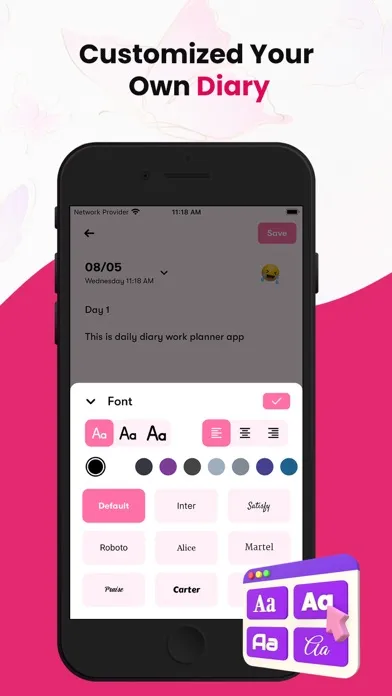 Daily Diary Work Planner Screenshots