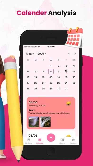 Daily Diary Work Planner Screenshots