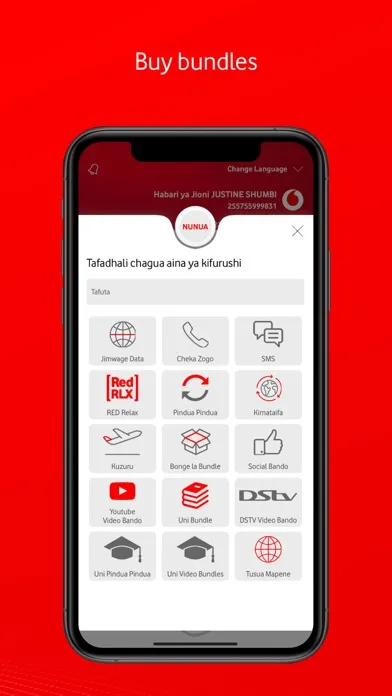 My Vodacom Tanzania سکرین شاٹس