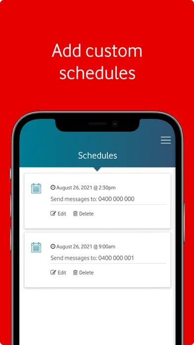 Zrzuty ekranu Vodafone Business Answering