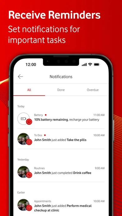 Tangkapan layar Connected Living by Vodafone