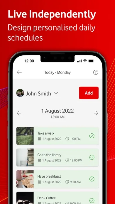 Tangkapan layar Connected Living by Vodafone