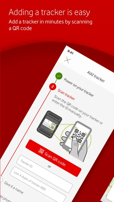 Capturas de pantalla de Vodafone Business Tag & Track