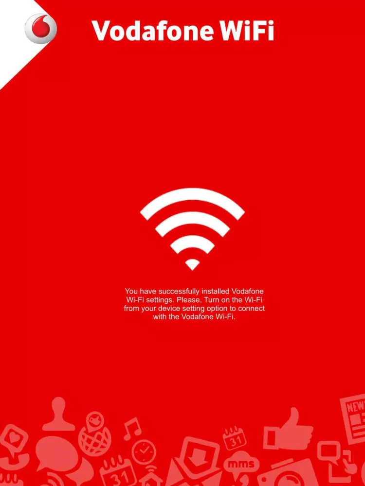 Vodafone WiFi Connect iPad  Screenshots