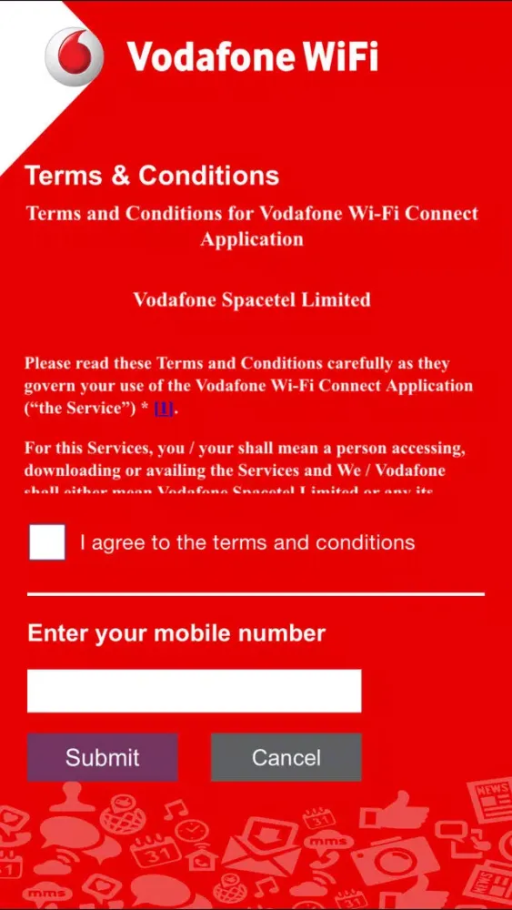 Vodafone WiFi Connect Screenshots