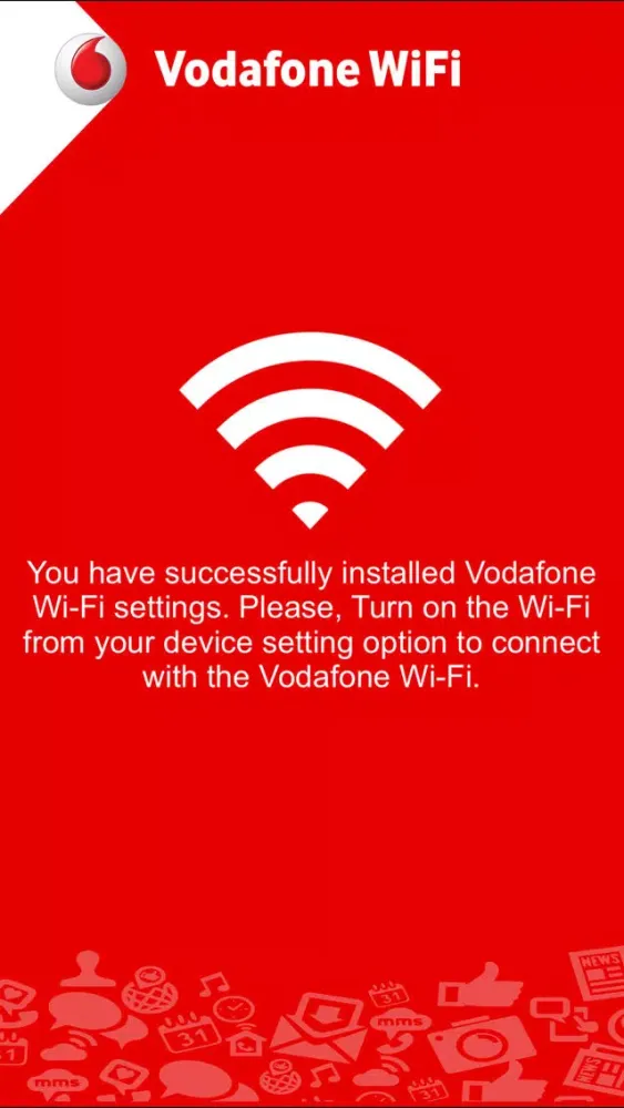 Vodafone WiFi Connect Screenshots