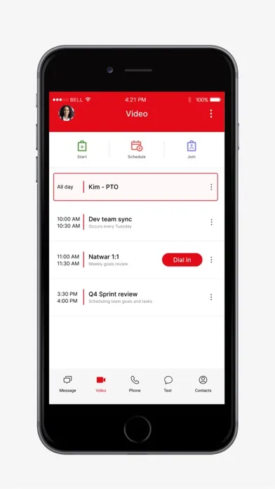 Zrzuty ekranu Vodafone UC with RingCentral