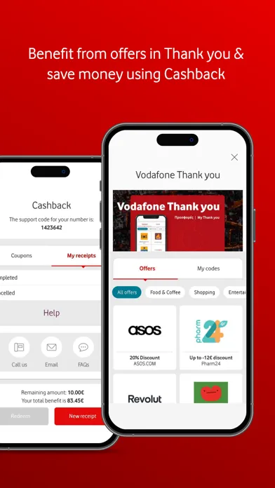 ภาพหน้าจอของ My Vodafone