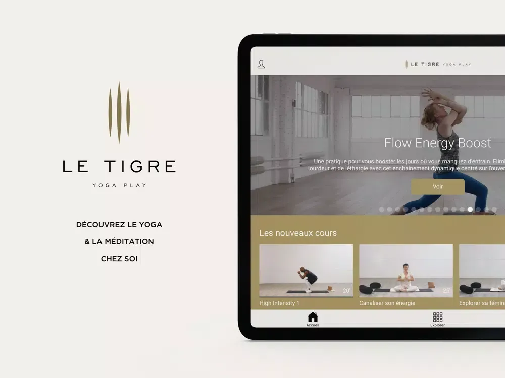 Capturas de tela do Le Tigre Yoga Play iPad 