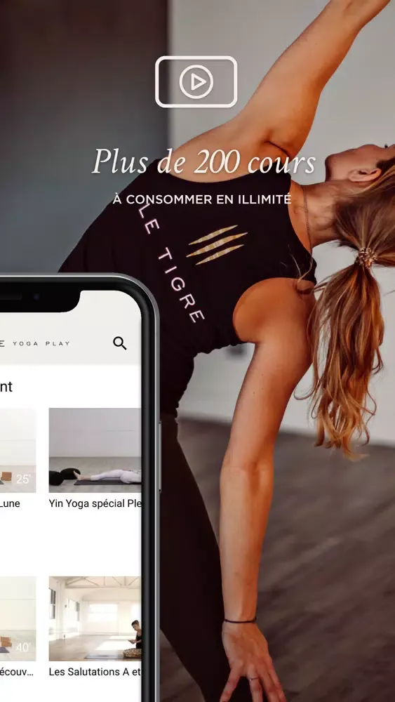 Capturas de tela do Le Tigre Yoga Play